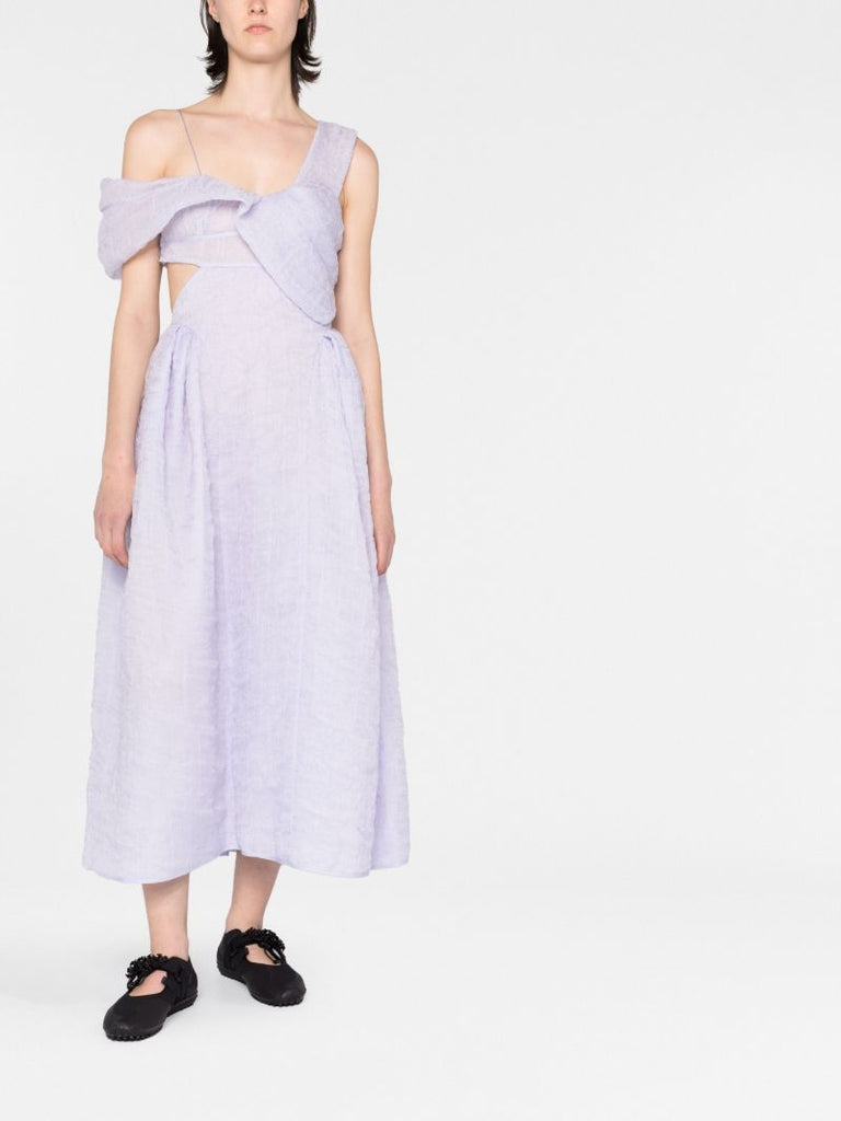 Purple Sonja Midi Dress