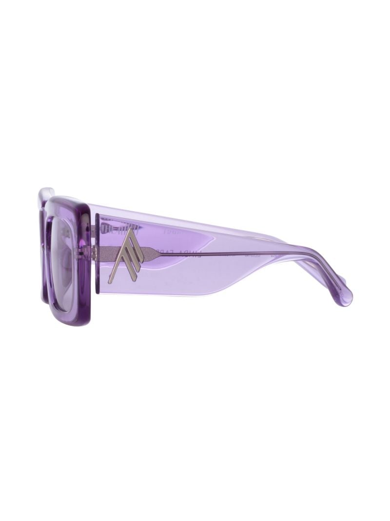 X the Attico Mini Marfa Rectangle Sunglasses