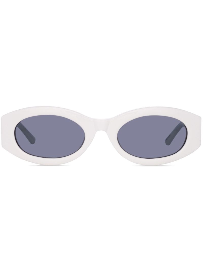 X the Attico Berta Oval Sunglasses