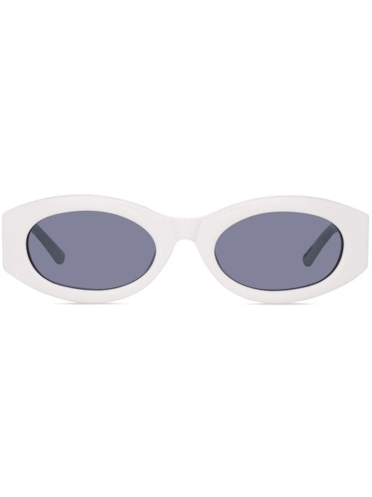 X the Attico Berta Oval Sunglasses