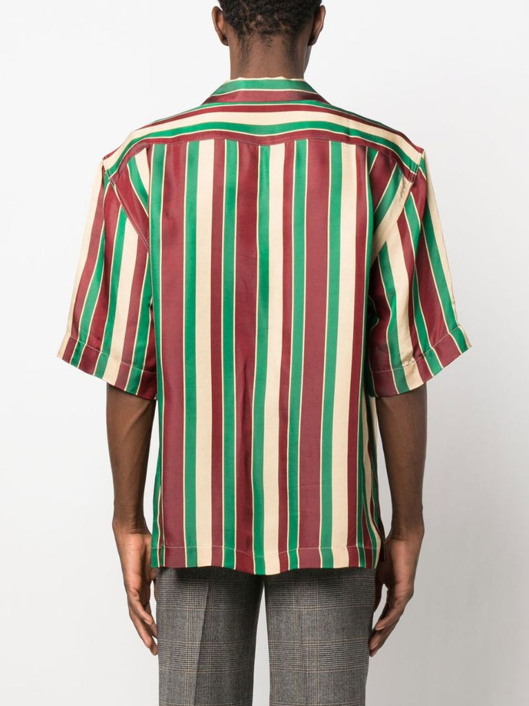 Red Vertical Stripe Shirt