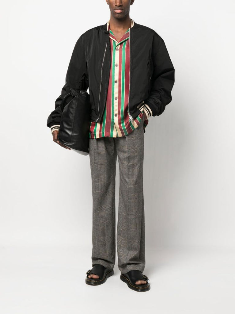 Red Vertical Stripe Shirt