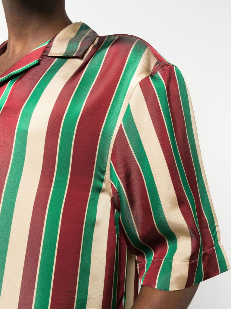 Red Vertical Stripe Shirt