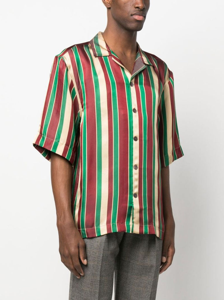 Red Vertical Stripe Shirt