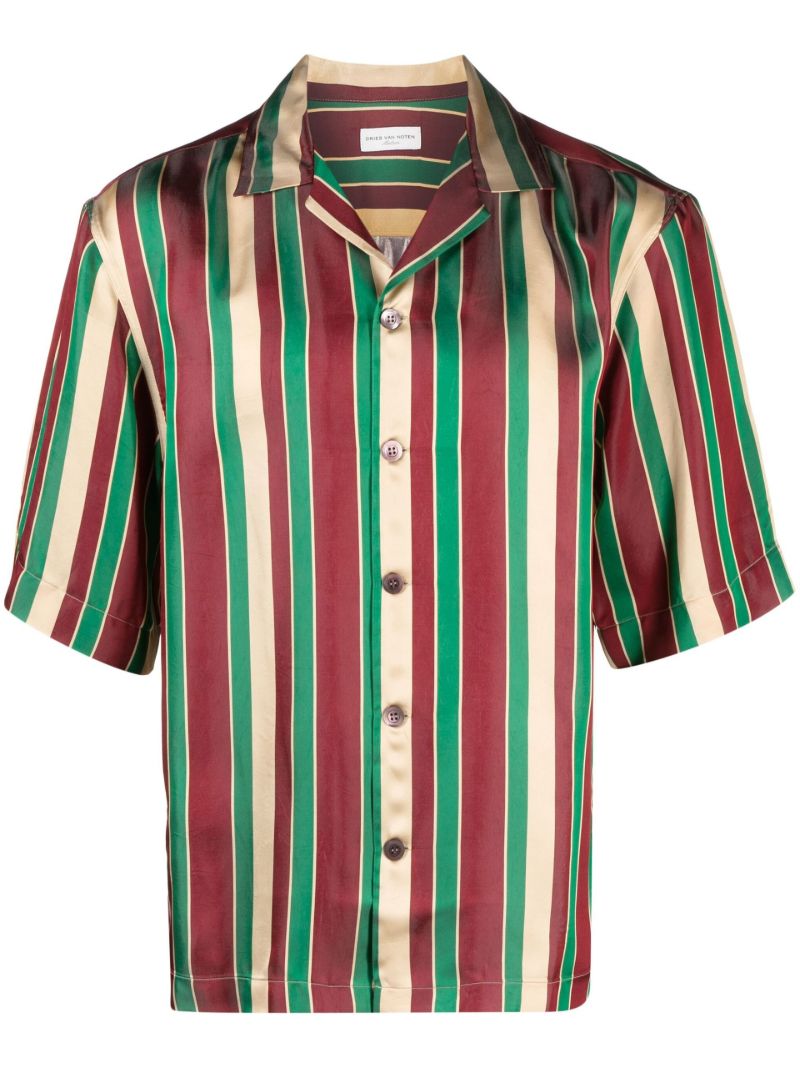 Red Vertical Stripe Shirt