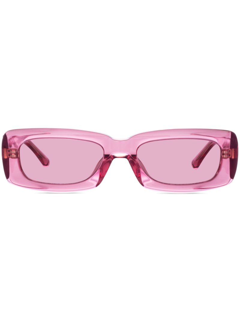 X the Attico Mini Marfa Rectangle Sunglasses