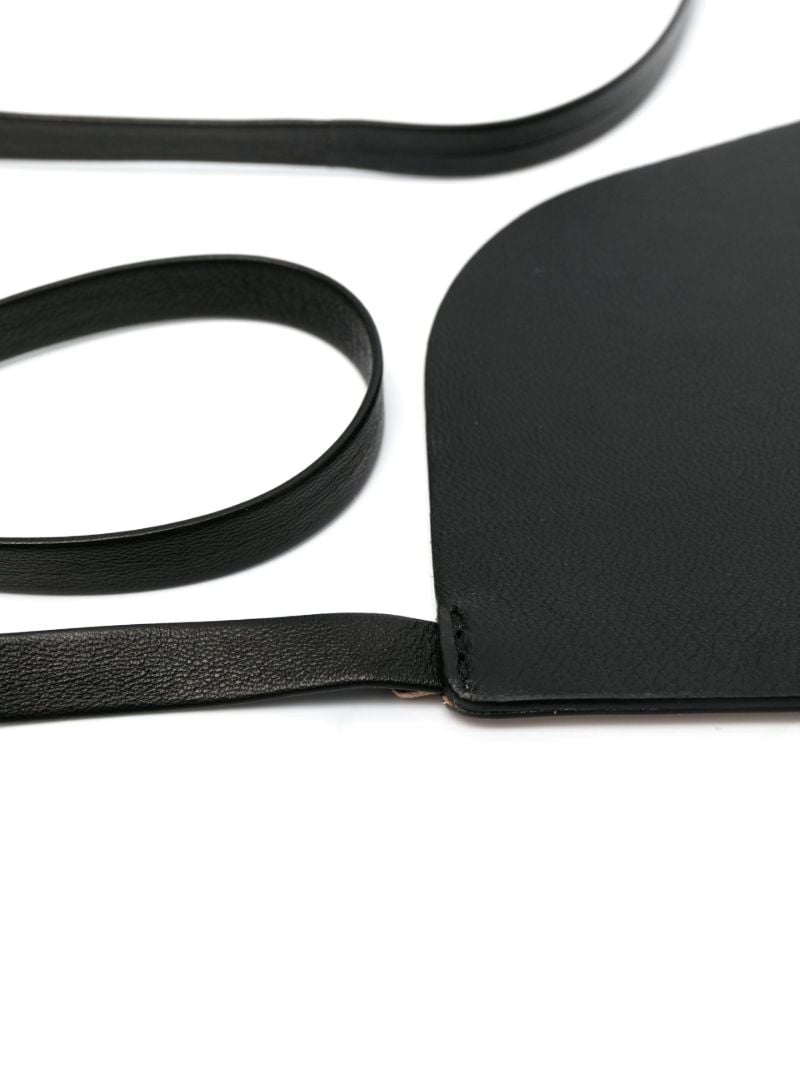 Black Undone Corset Leather Belt