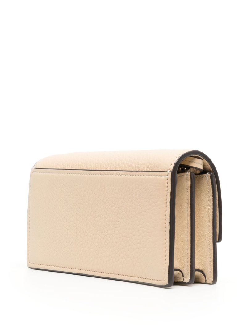 Neutral Miller Leather Chain Wallet