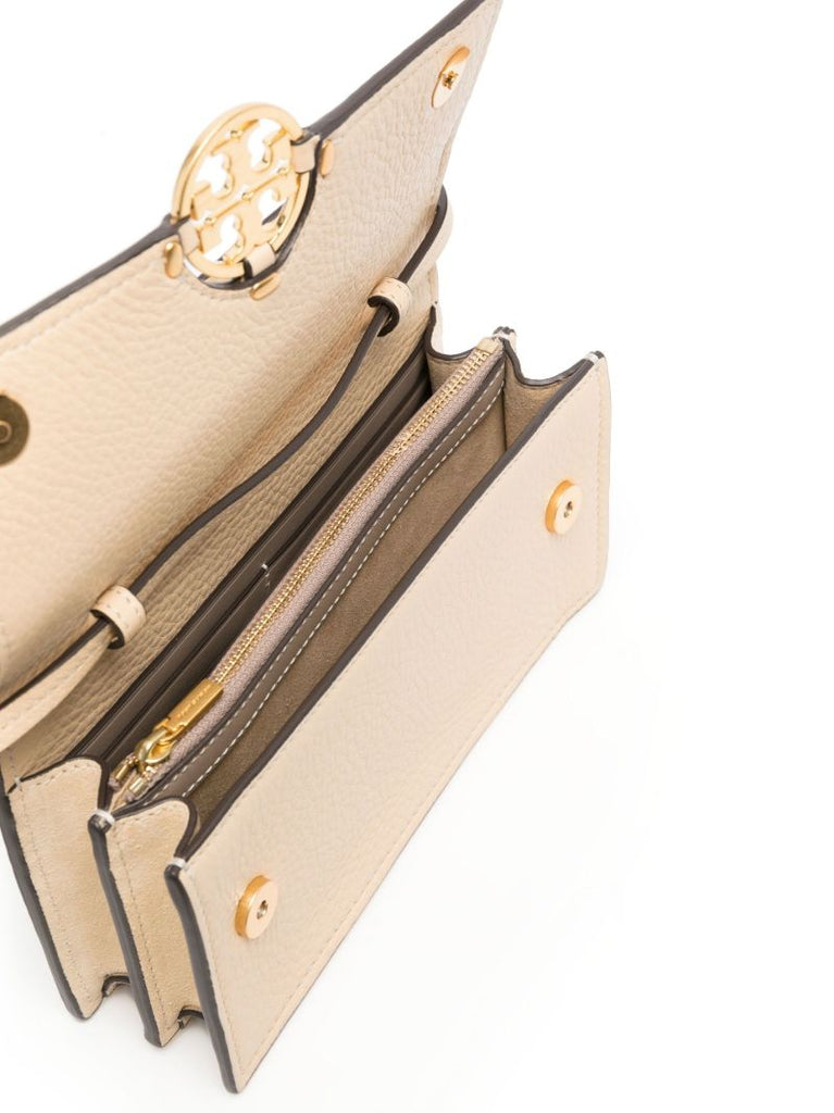 Neutral Miller Leather Chain Wallet