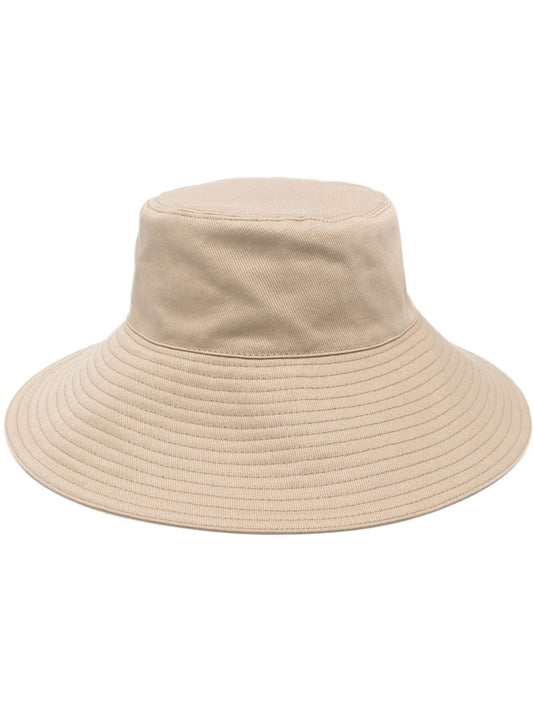 Neutral Logo Embroidered Bucket Hat