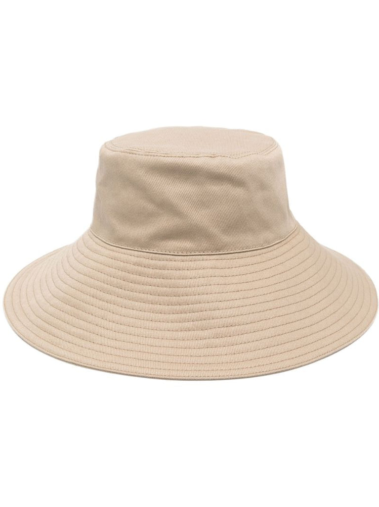 Neutral Logo Embroidered Bucket Hat