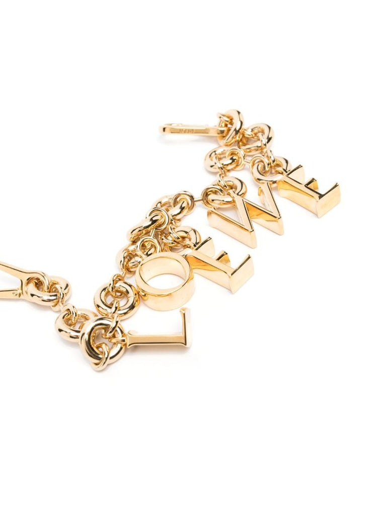 Gold-tone Donut Logo-lettering Charm