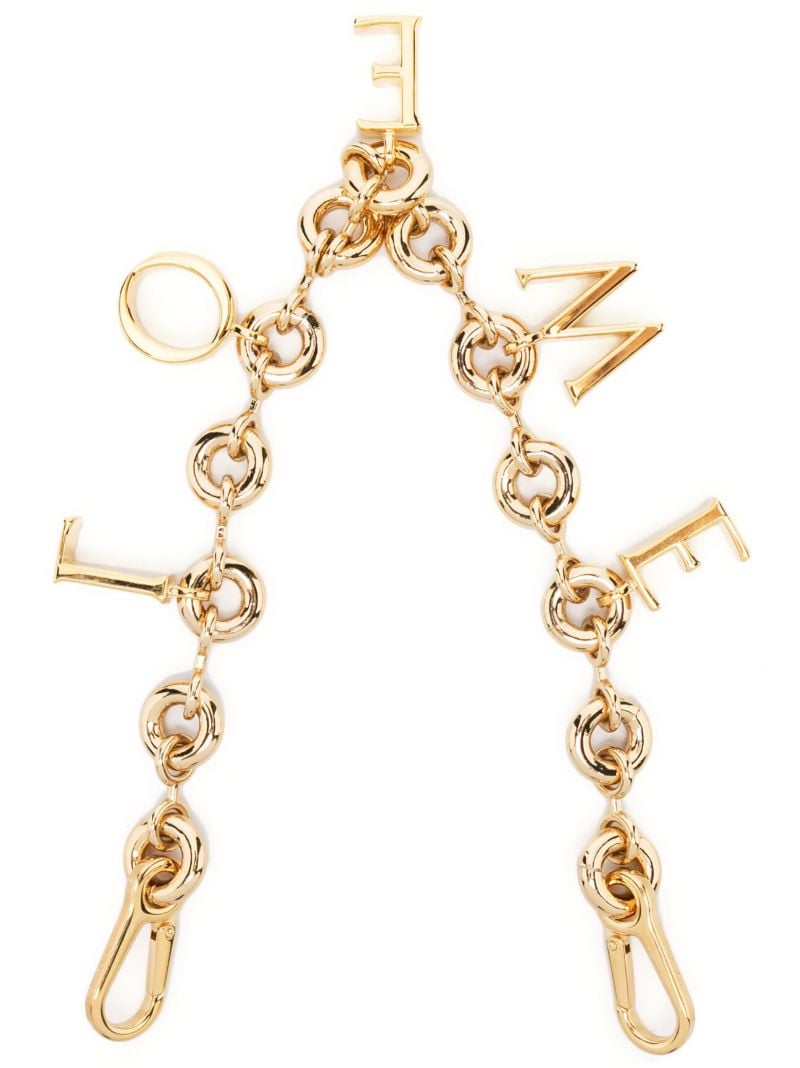 Gold-tone Donut Logo-lettering Charm