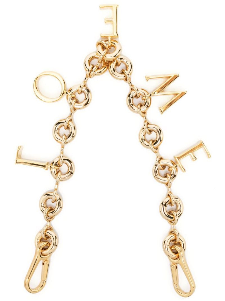 Gold-tone Donut Logo-lettering Charm