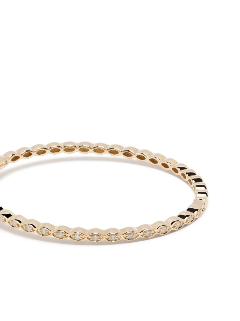 14k Yellow Gold Marquise Eye Diamond Bracelet