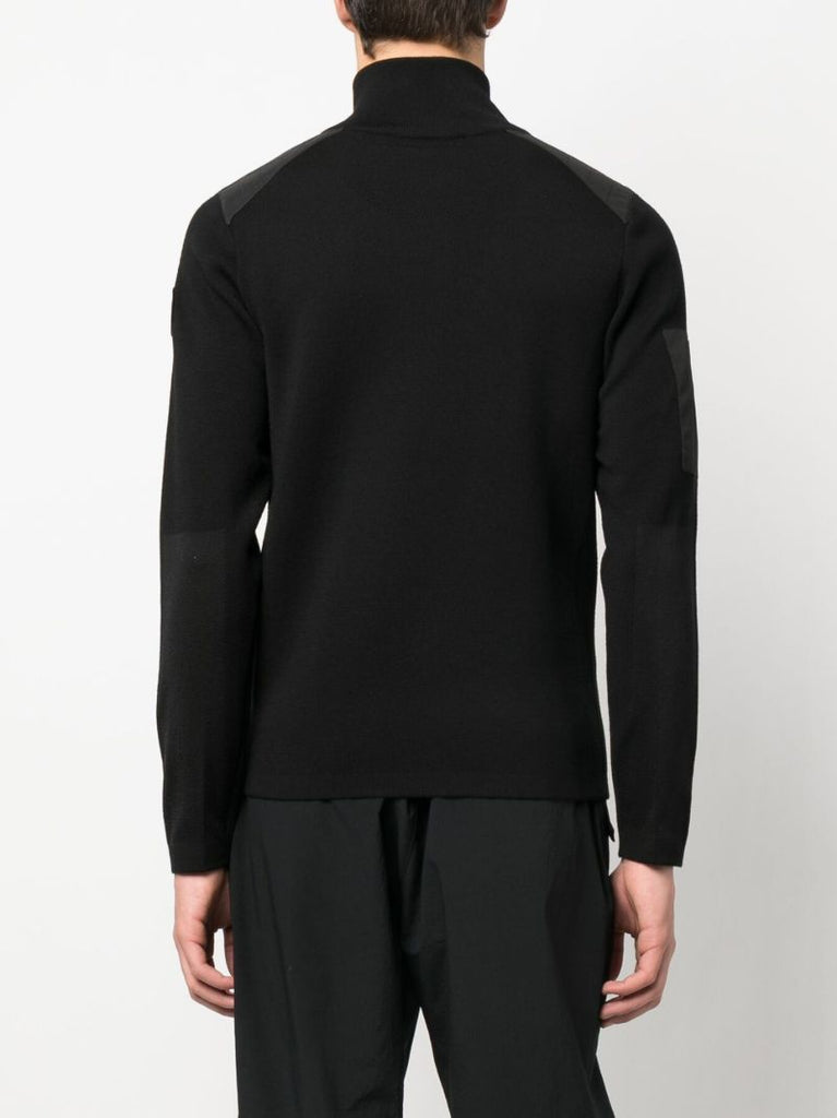 Black Stormont 1/4 Zip Sweatshirt