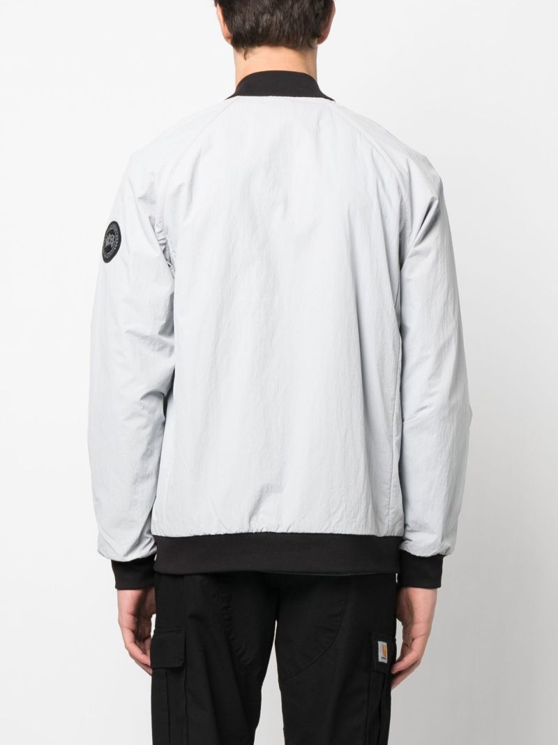 Silver Faber Bomber Jacket