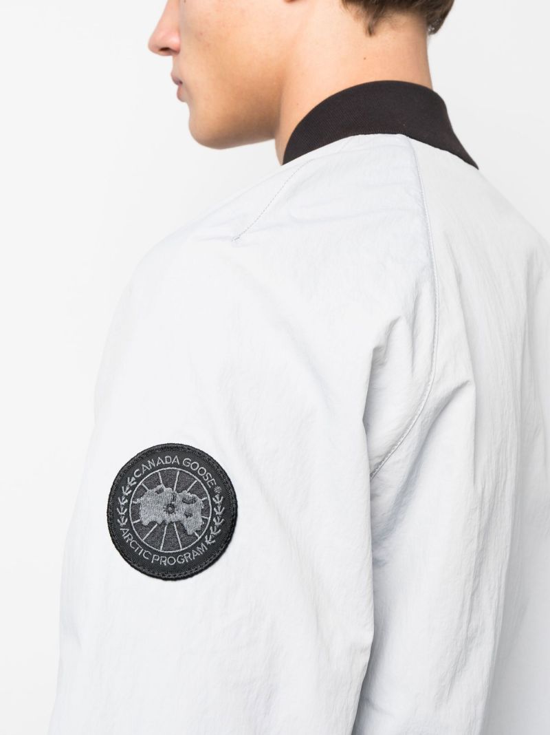Silver Faber Bomber Jacket