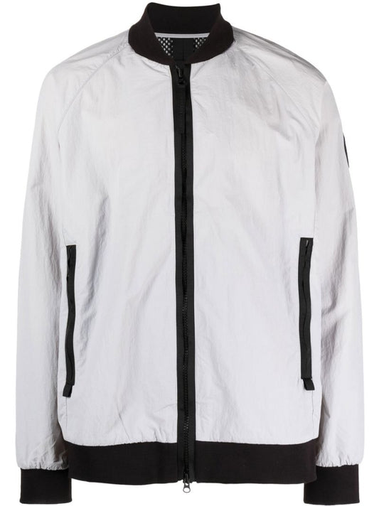 Silver Faber Bomber Jacket