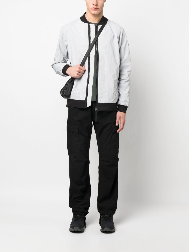 Silver Faber Bomber Jacket
