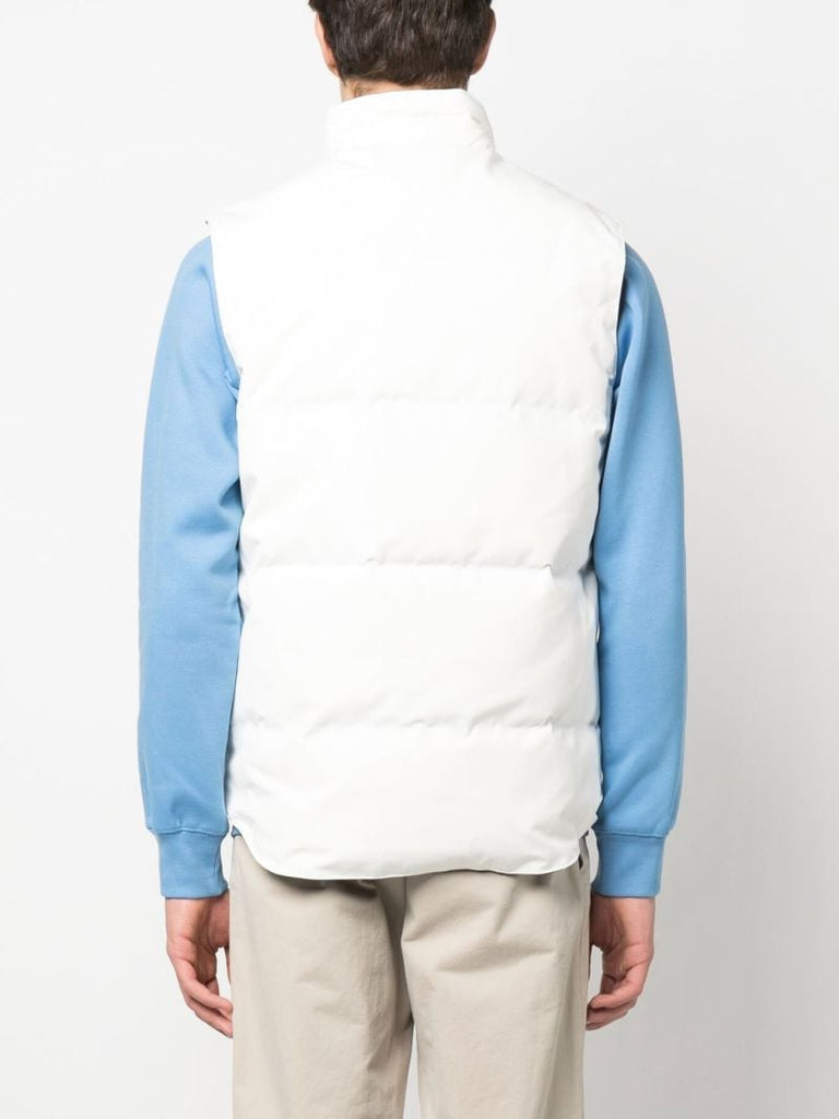 White Garson Padded Gilet