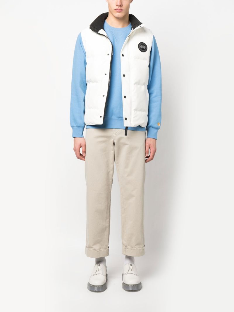 White Garson Padded Gilet
