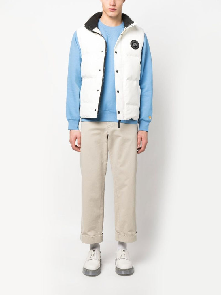 White Garson Padded Gilet