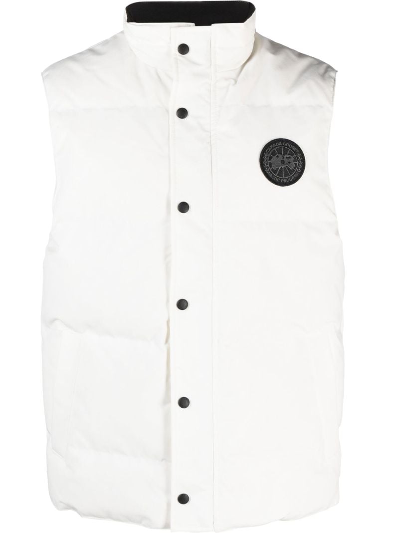 White Garson Padded Gilet