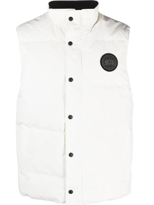 White Garson Padded Gilet
