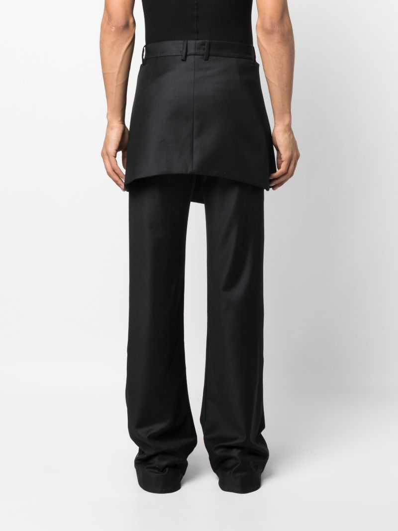 Black Multi Panel Trousers