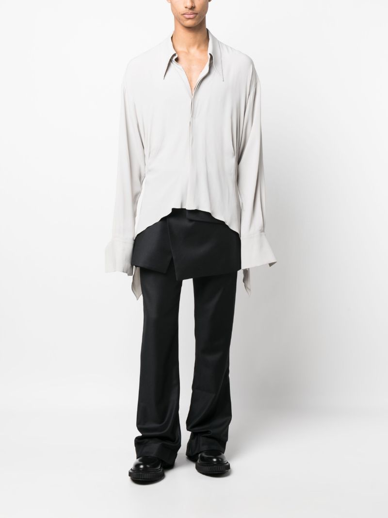 Black Multi Panel Trousers