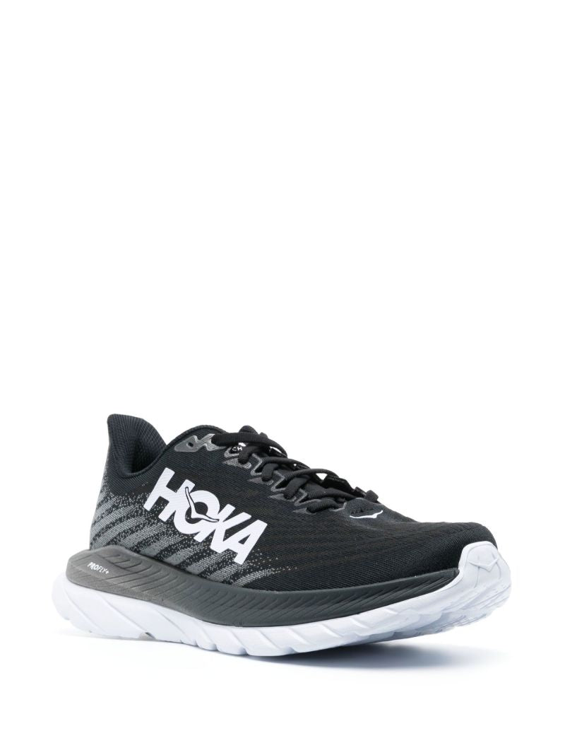 Black Mach 5 Running Sneakers