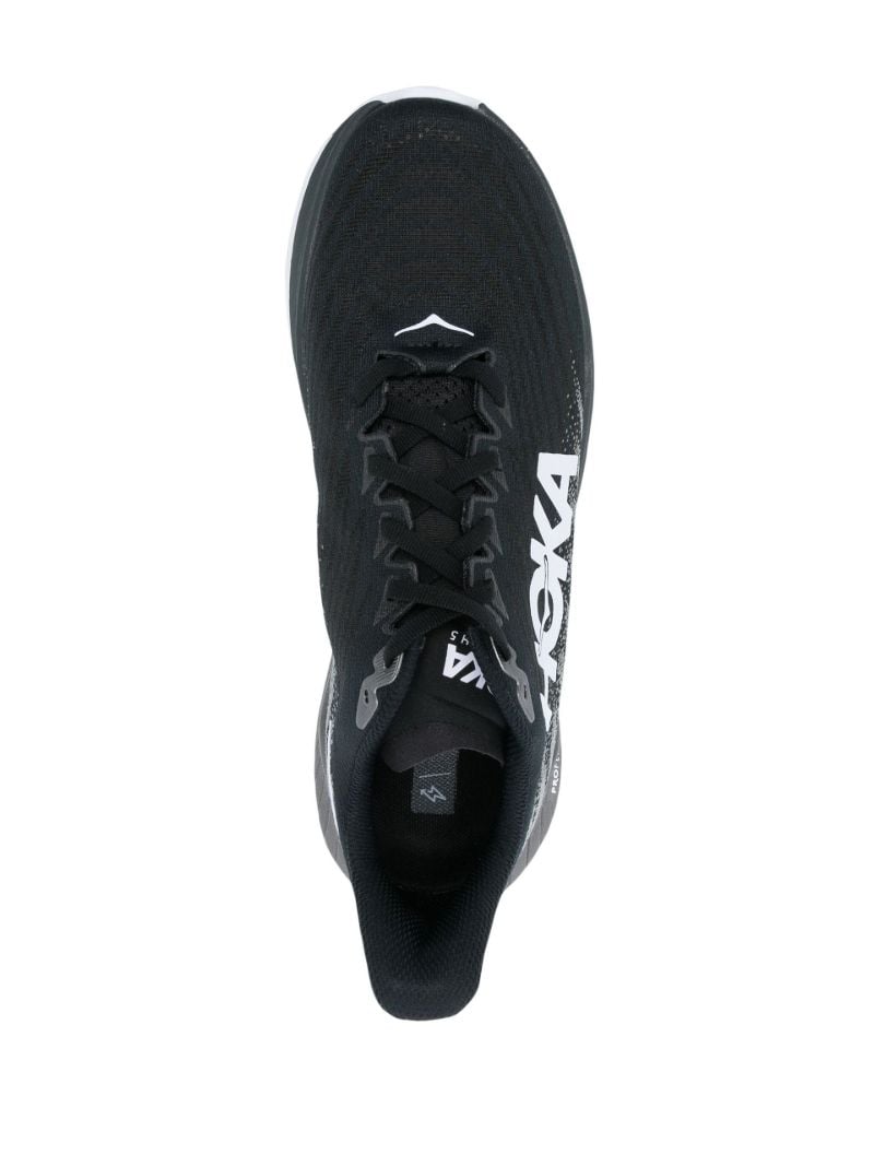 Black Mach 5 Running Sneakers