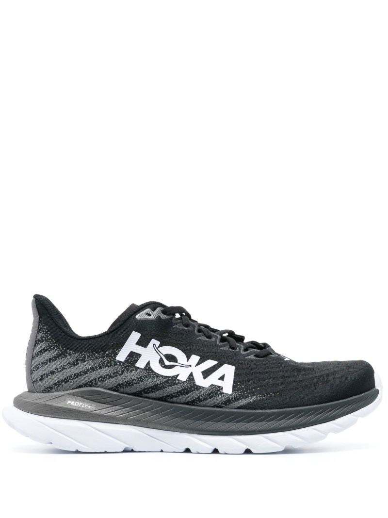 Black Mach 5 Running Sneakers