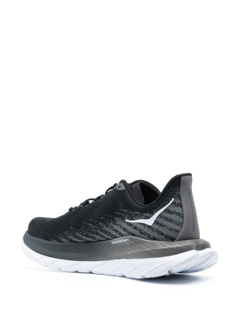 Black Mach 5 Running Sneakers