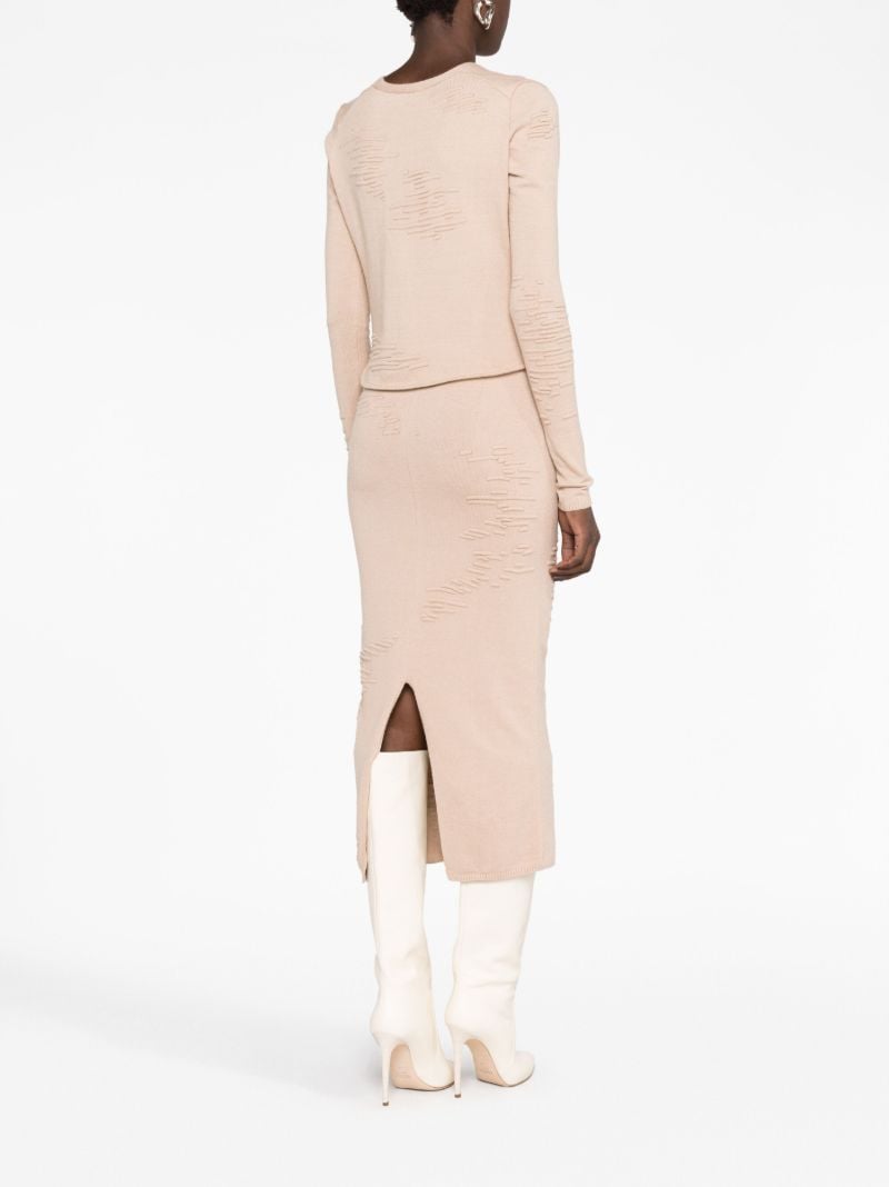 Neutral Muscle Knitted Cardigan