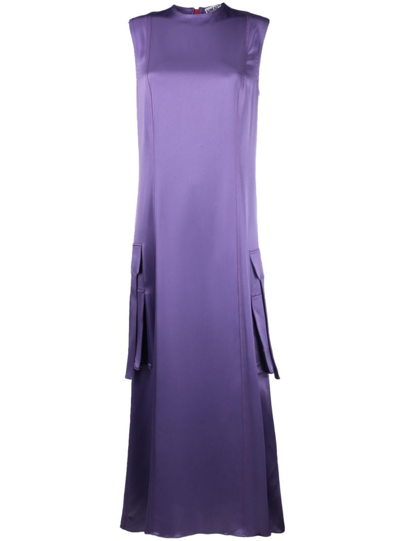 Purple Cargo Dress