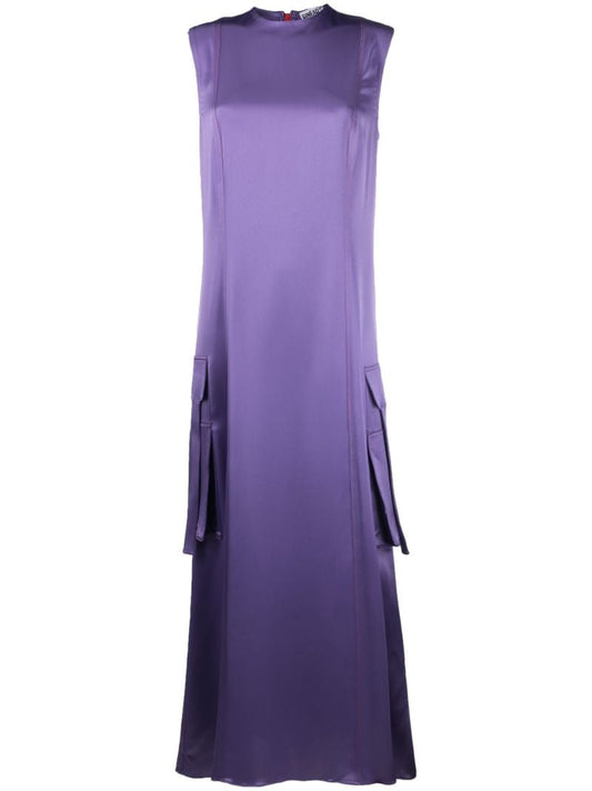 Purple Cargo Dress