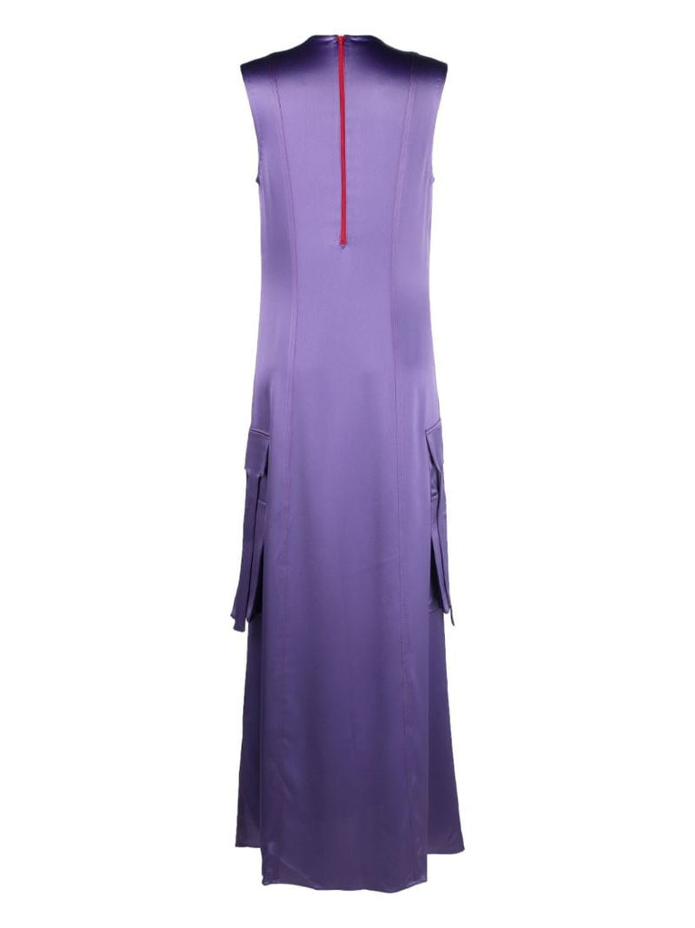 Purple Cargo Dress
