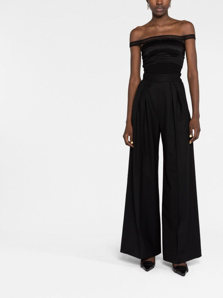 Black Off-the-shoulder Bodysuit