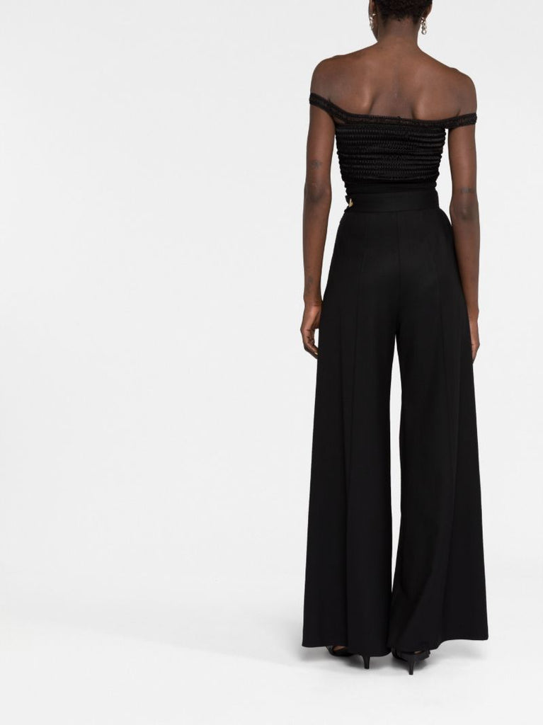 Black Off-the-shoulder Bodysuit