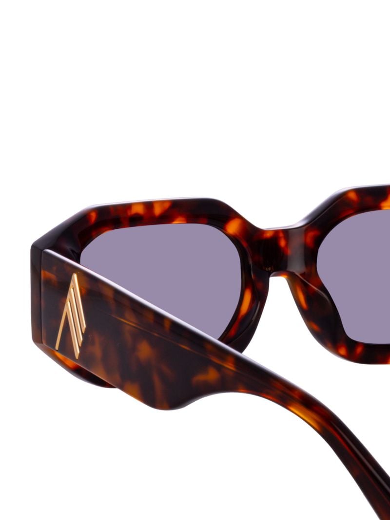 X the Attico Brown Blake Cat-eye Sunglasses