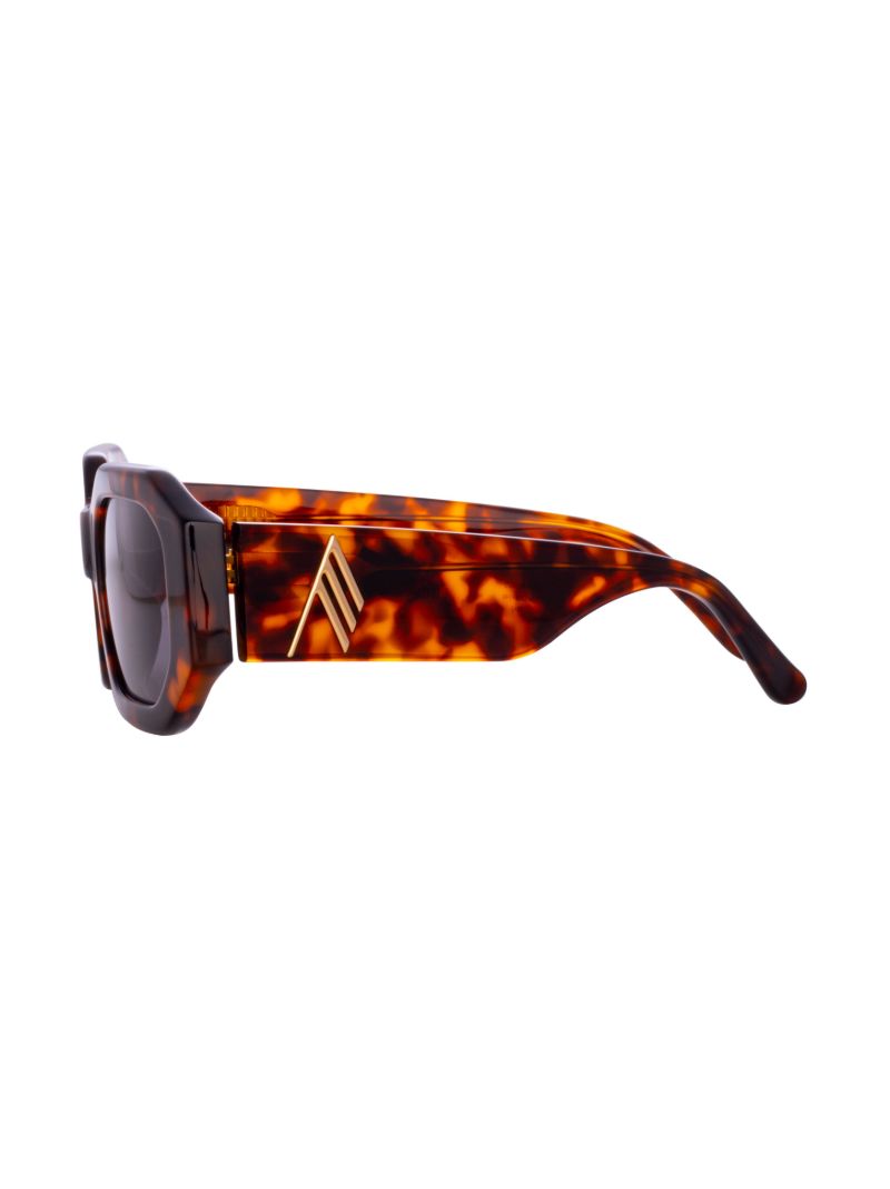 X the Attico Brown Blake Cat-eye Sunglasses