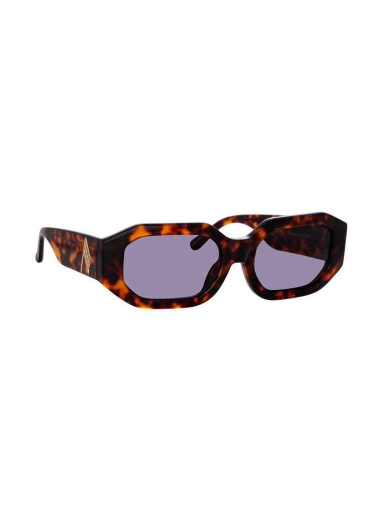 X the Attico Brown Blake Cat-eye Sunglasses
