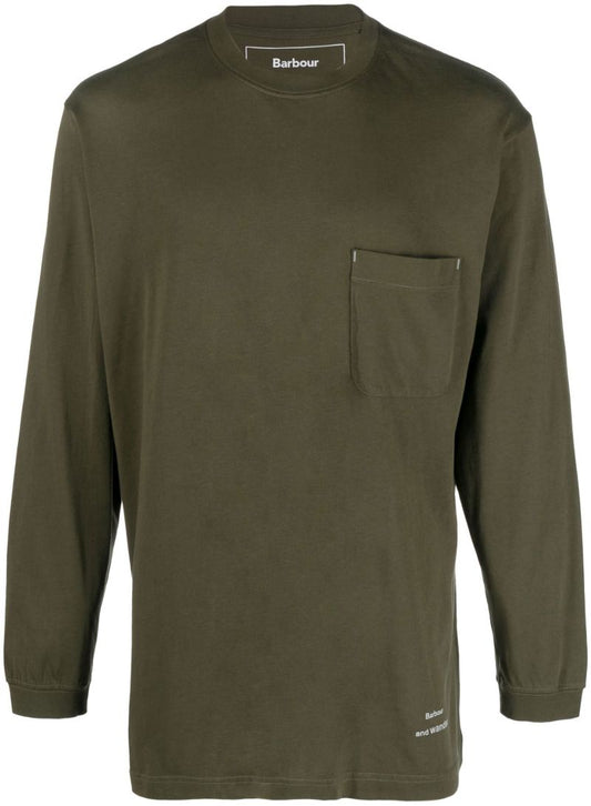 X and Wander Green Cotton T-shirt