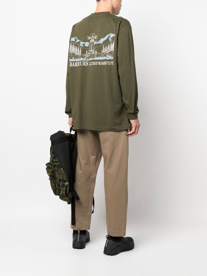 X and Wander Green Cotton T-shirt