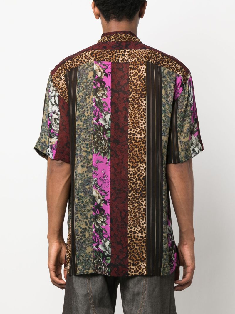 Black Cassidye Patchwork Shirt
