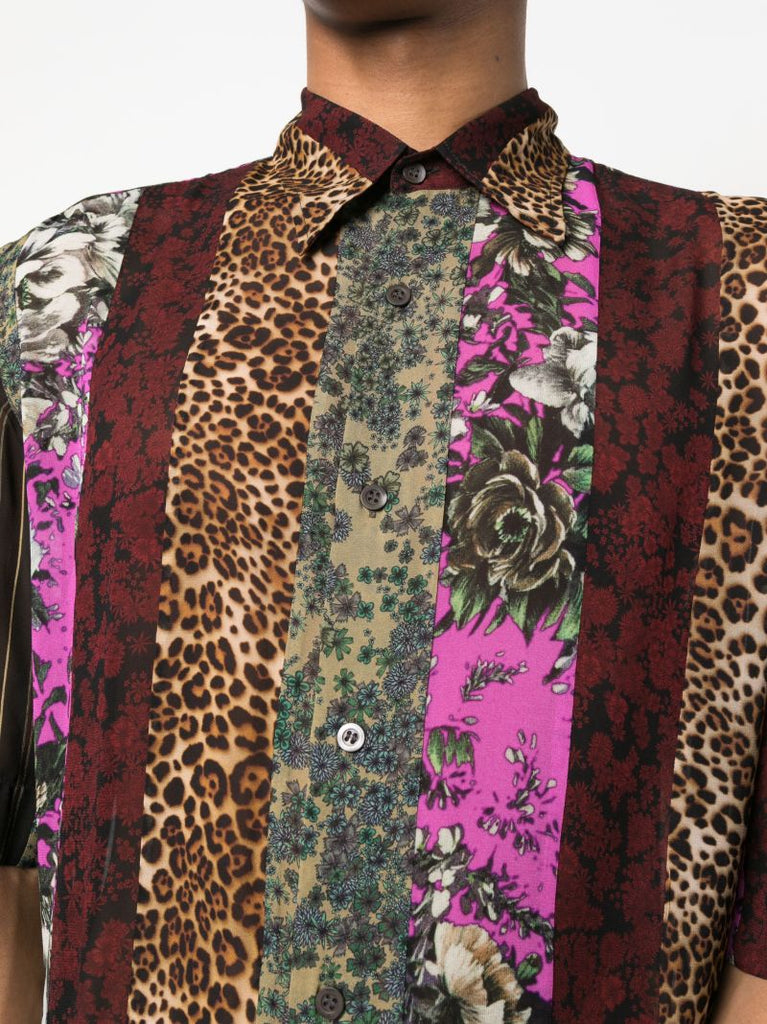 Black Cassidye Patchwork Shirt