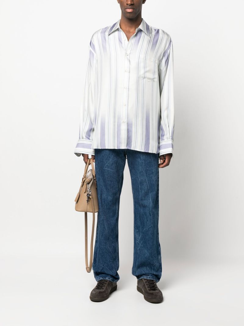 Blue Straight-leg Jeans