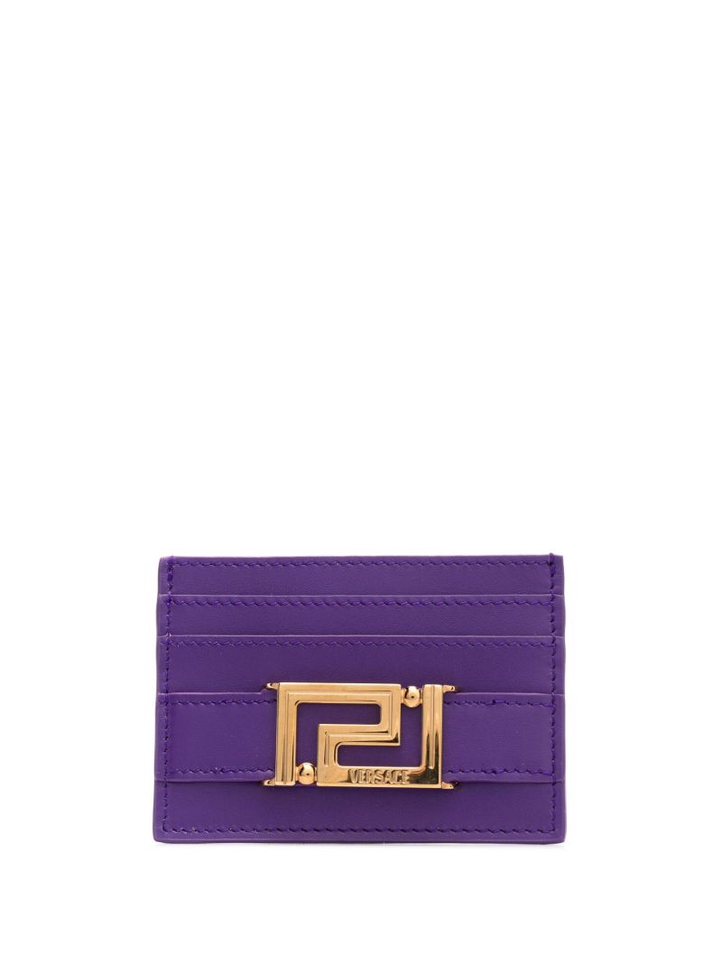 Purple Logo Plaque Cardholder
